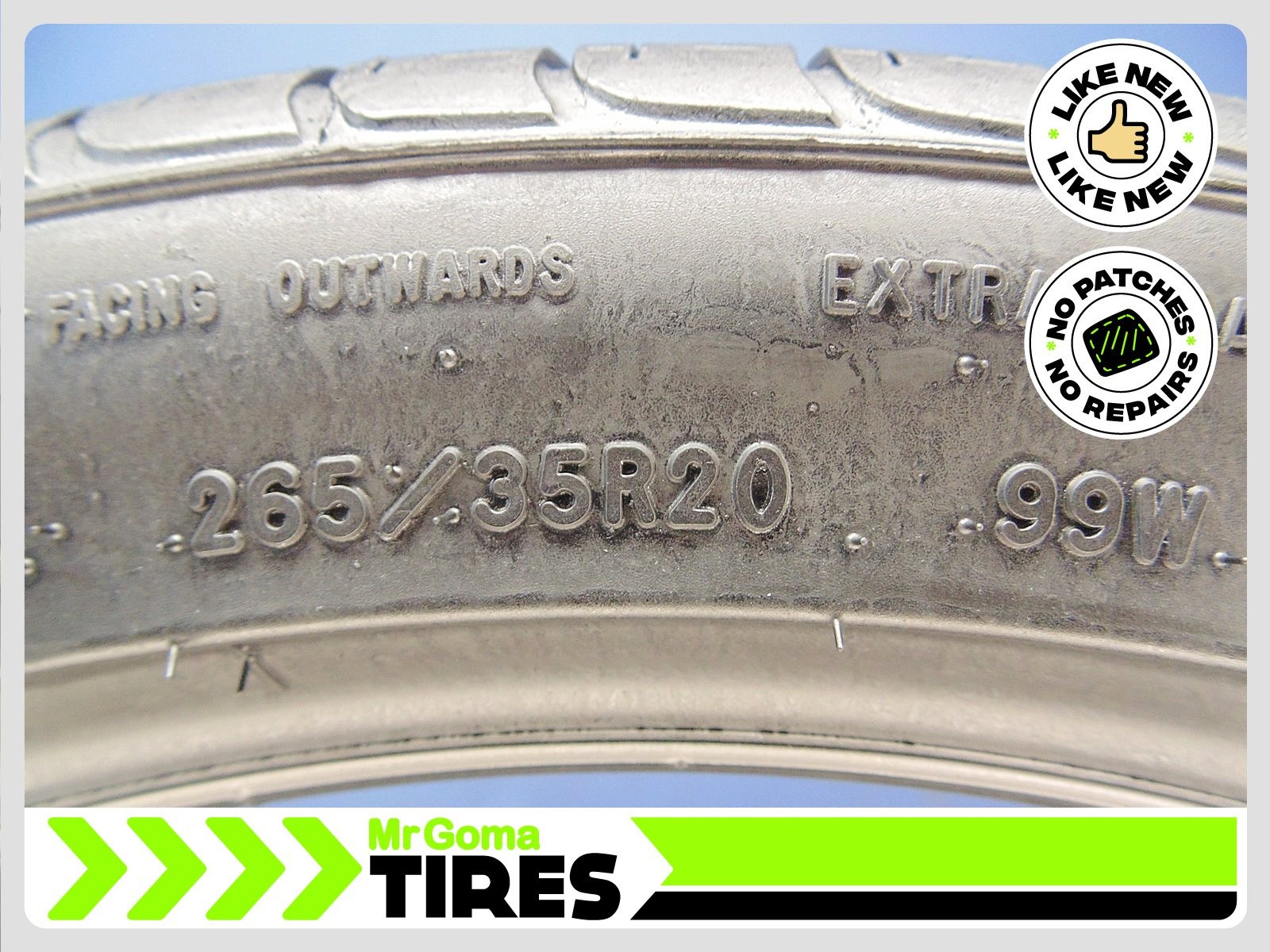 1 GOODYEAR EAGLE F1 ASYMMETRIC A/S XL 265/35R20 USED TIRE 9/32 TREAD 2653520