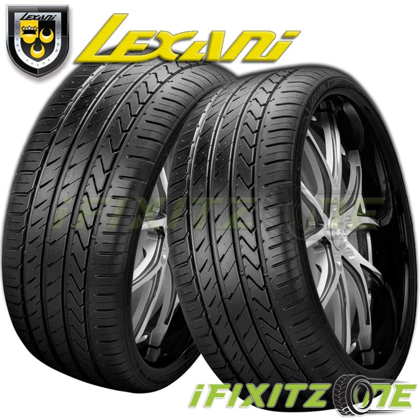 2 Lexani LX-Twenty 285/25R22 95W XL Tires, 320AA UTQG, 55K Mileage, Performance