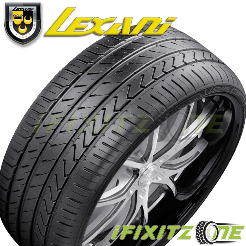 4 Lexani LX-Twenty 265/30R19 93W XL Tires, 320AA UTQG, 55K Mileage, Performance