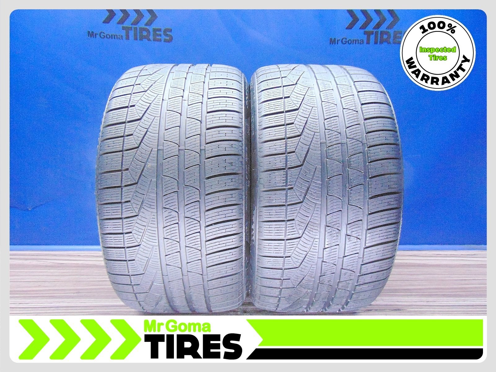 2 Used Pirelli Sottozero Winter 270 Serie II XL Tires 305/30R21 – 7.6/32 3053021