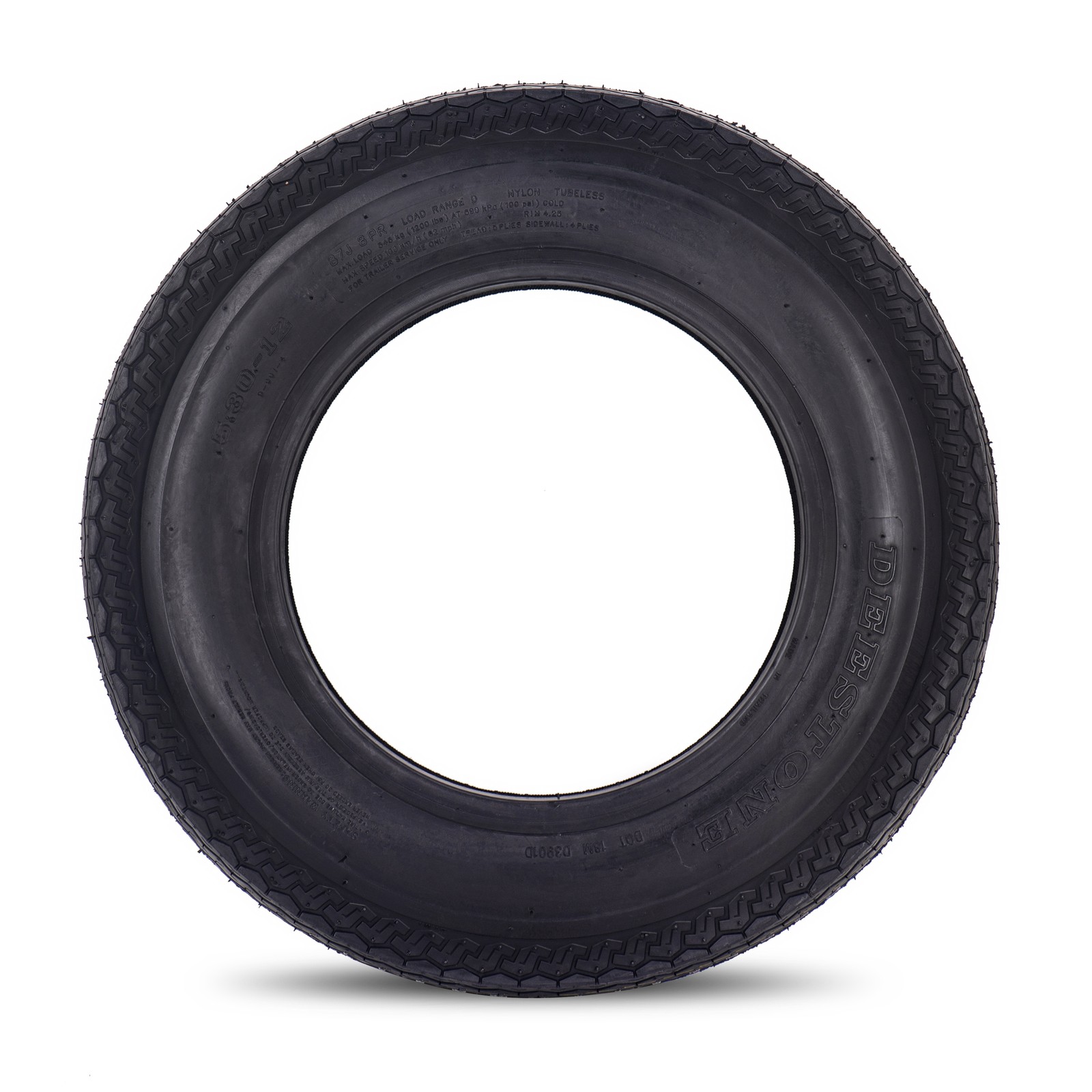 Deestone 5.30-12 D901 Specialty Trailer Tire � 87J 5.30/12 � 8 Ply T/L