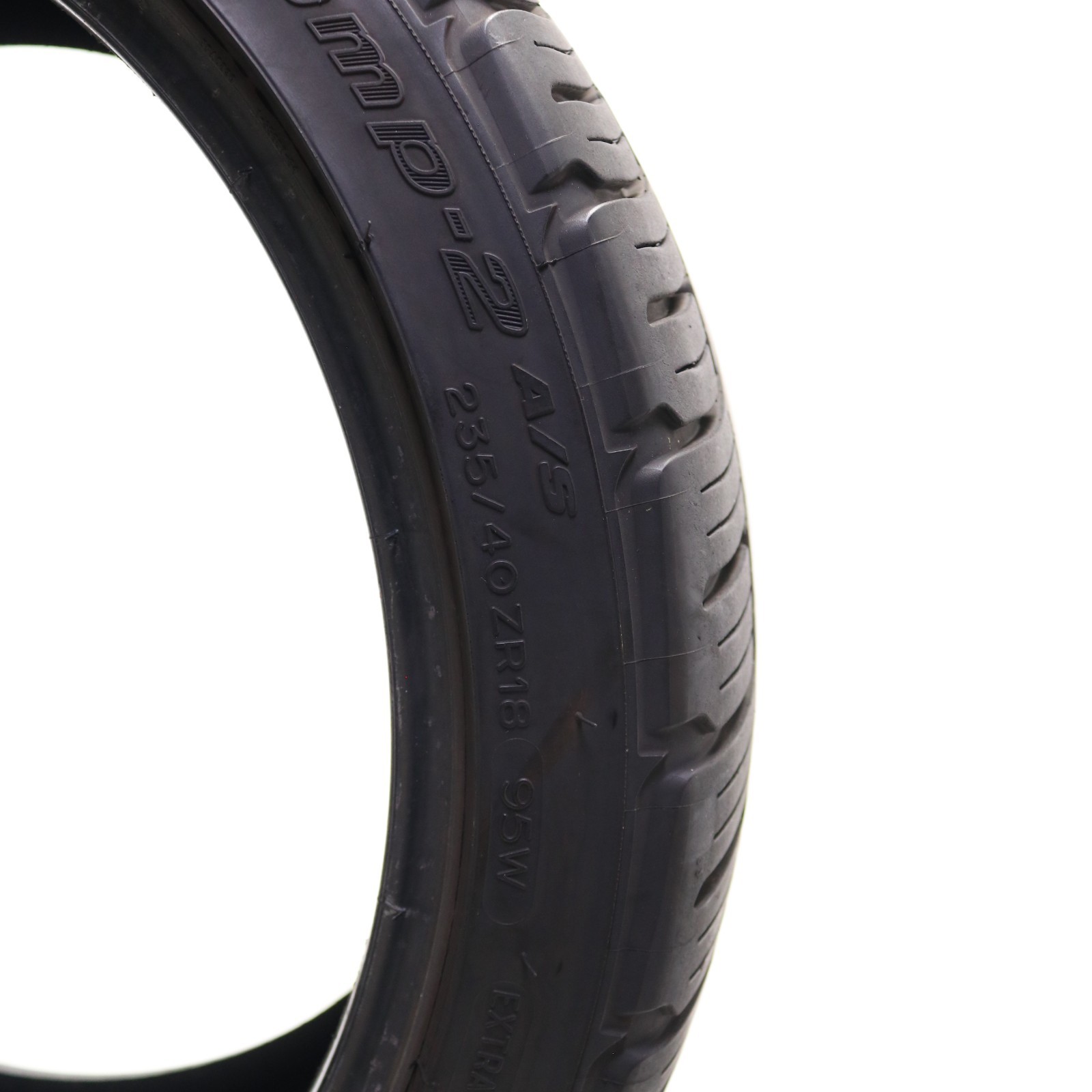 Set of 2 Used 235/40ZR18 BFGoodrich g-Force Comp-2 A/S Plus – 95W – 7-8/32