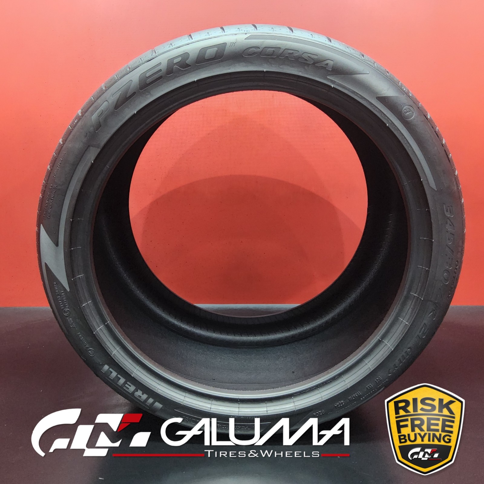 1 (One) Tire LikeNEW Pirelli P Zero CORSA PZC4 345/30ZR21 345/30/21 111Y #89205