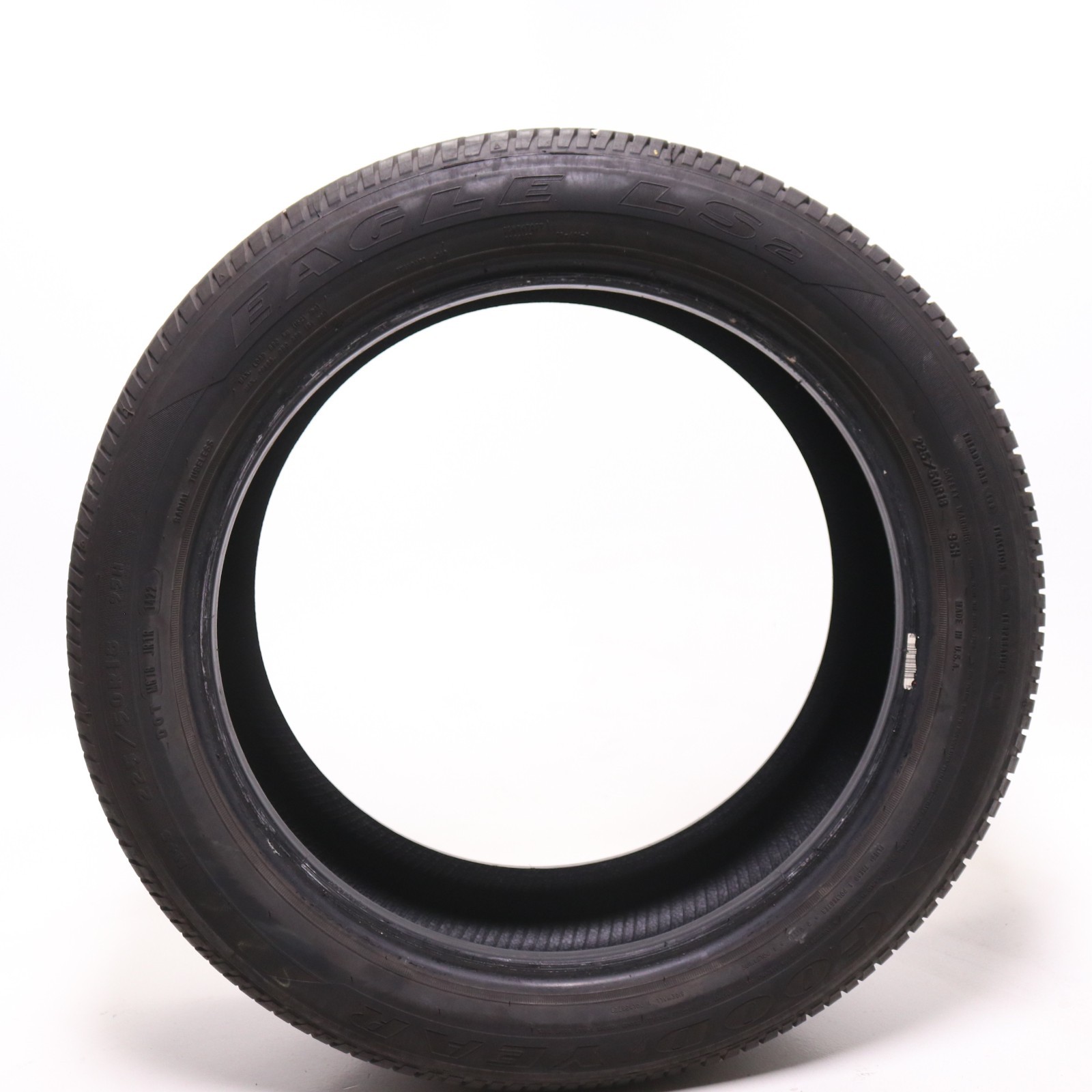 Set of 2 Used 225/50R18 Goodyear Eagle LS-2 – 95H – 8.5-9/32 No Repairs