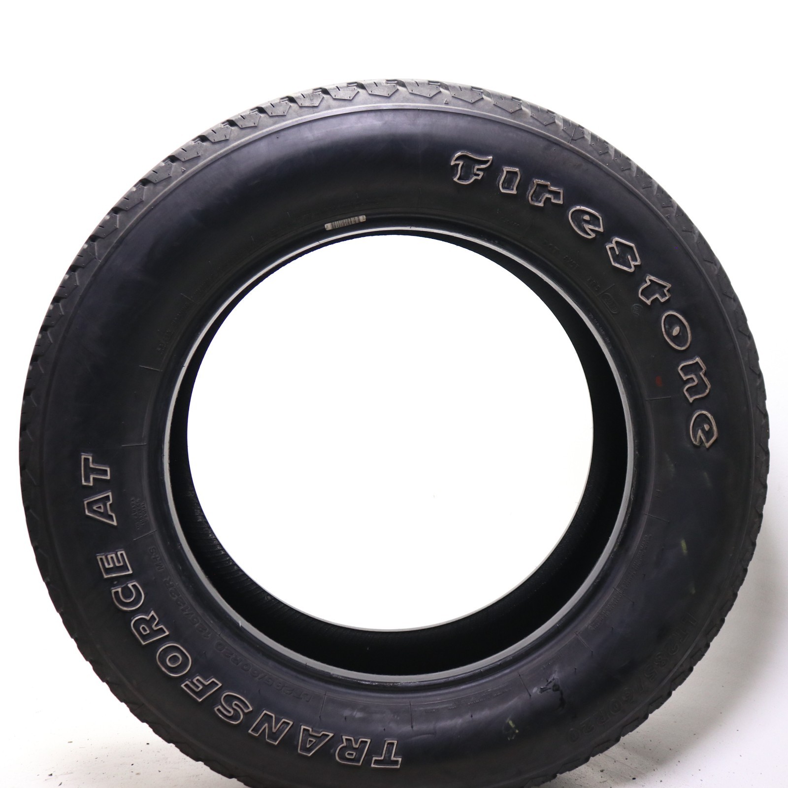 Used LT 285/60R20 Firestone Transforce AT – 125/122R – 10.5/32 No Repairs