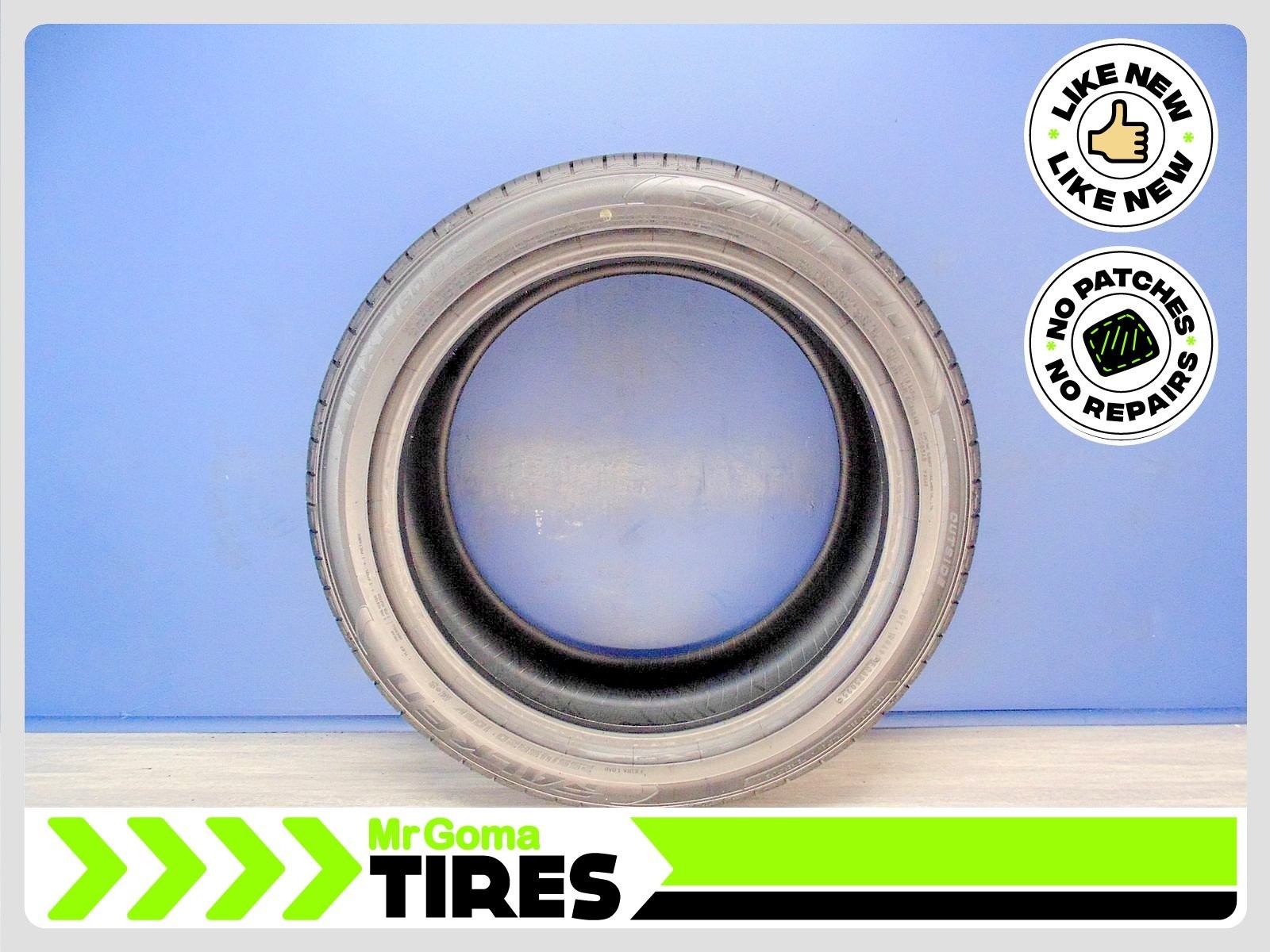 1 FALKEN ZIEX CT60 A/S 255/45R20 USED TIRE 10.0/320 TREAD NO PATCHES 2554520