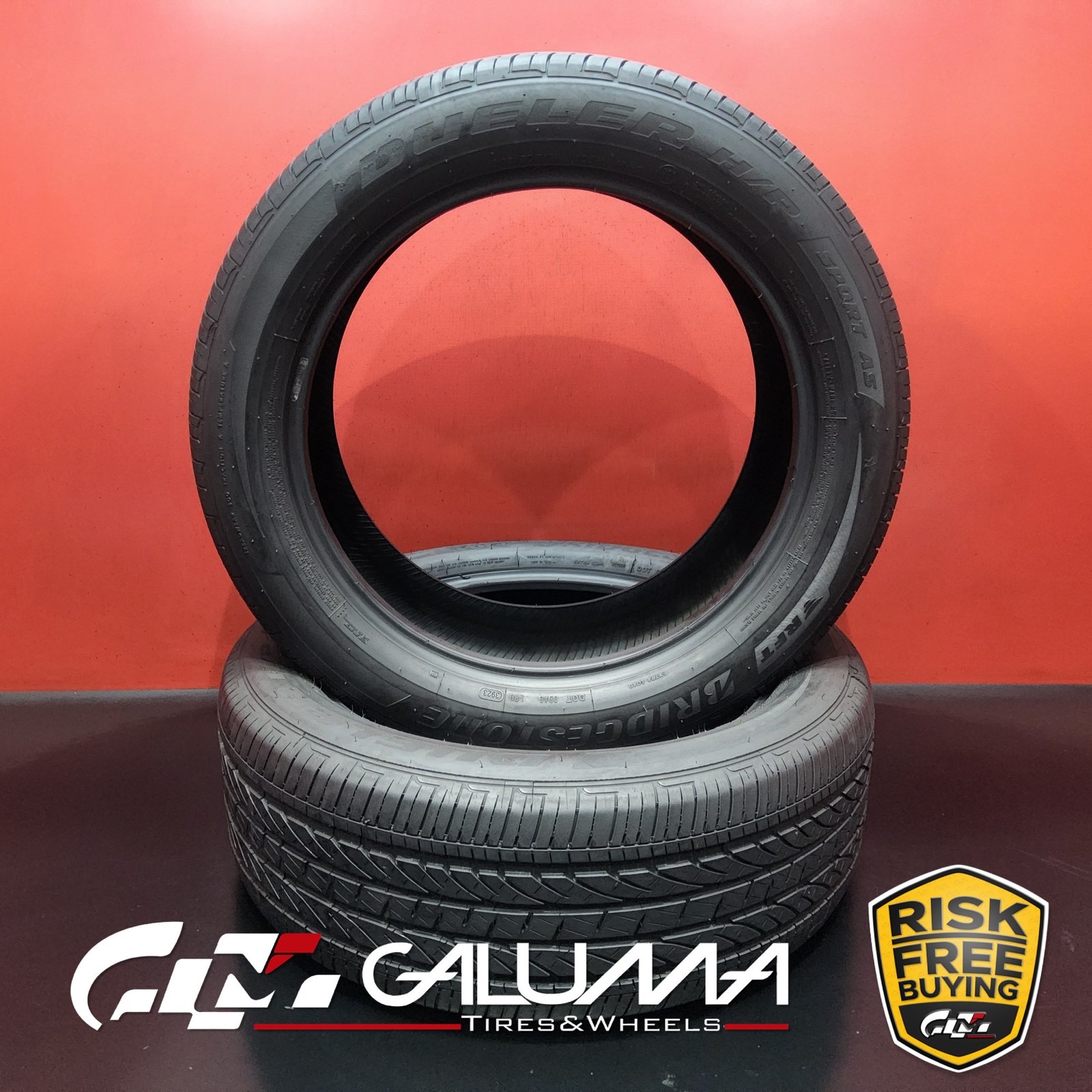 Set of 2 Tires Bridgestone Dueler H/P Sport AS RFT Run Flat XL 245/50R19 #90659