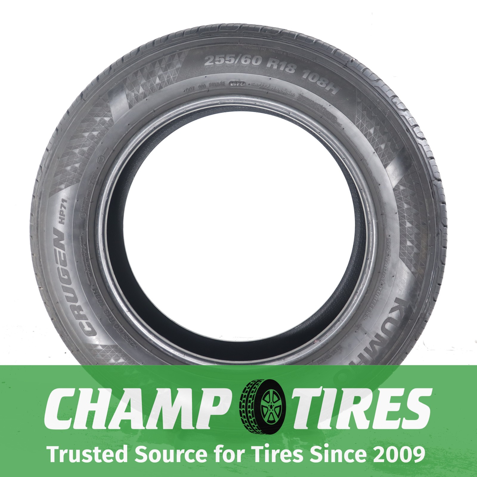 Kumho Crugen HP71 255 60 18 108 H 8/32nds CRT10079