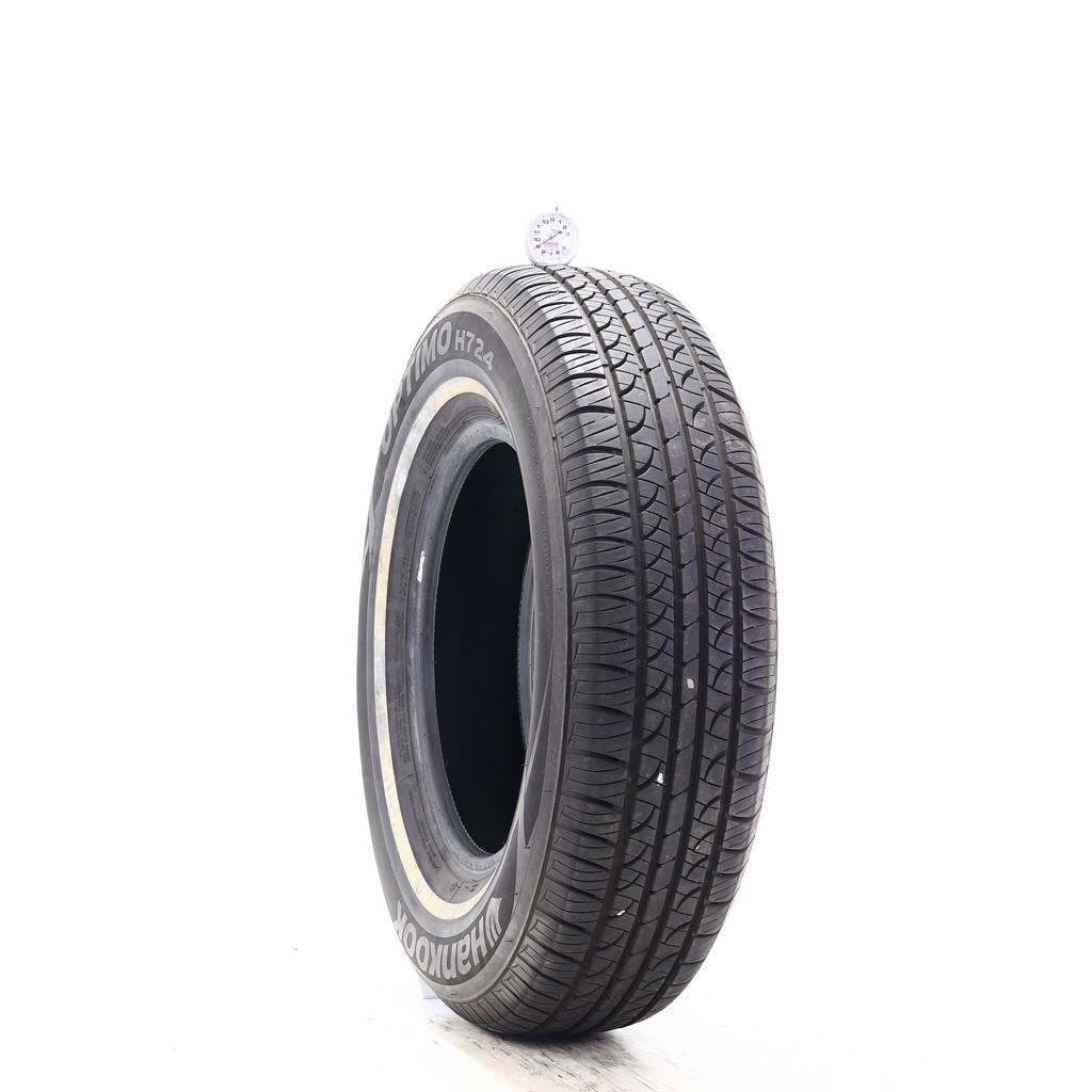 Set of (2) Used 215/75R15 Hankook Optimo H724 100S – 9/32