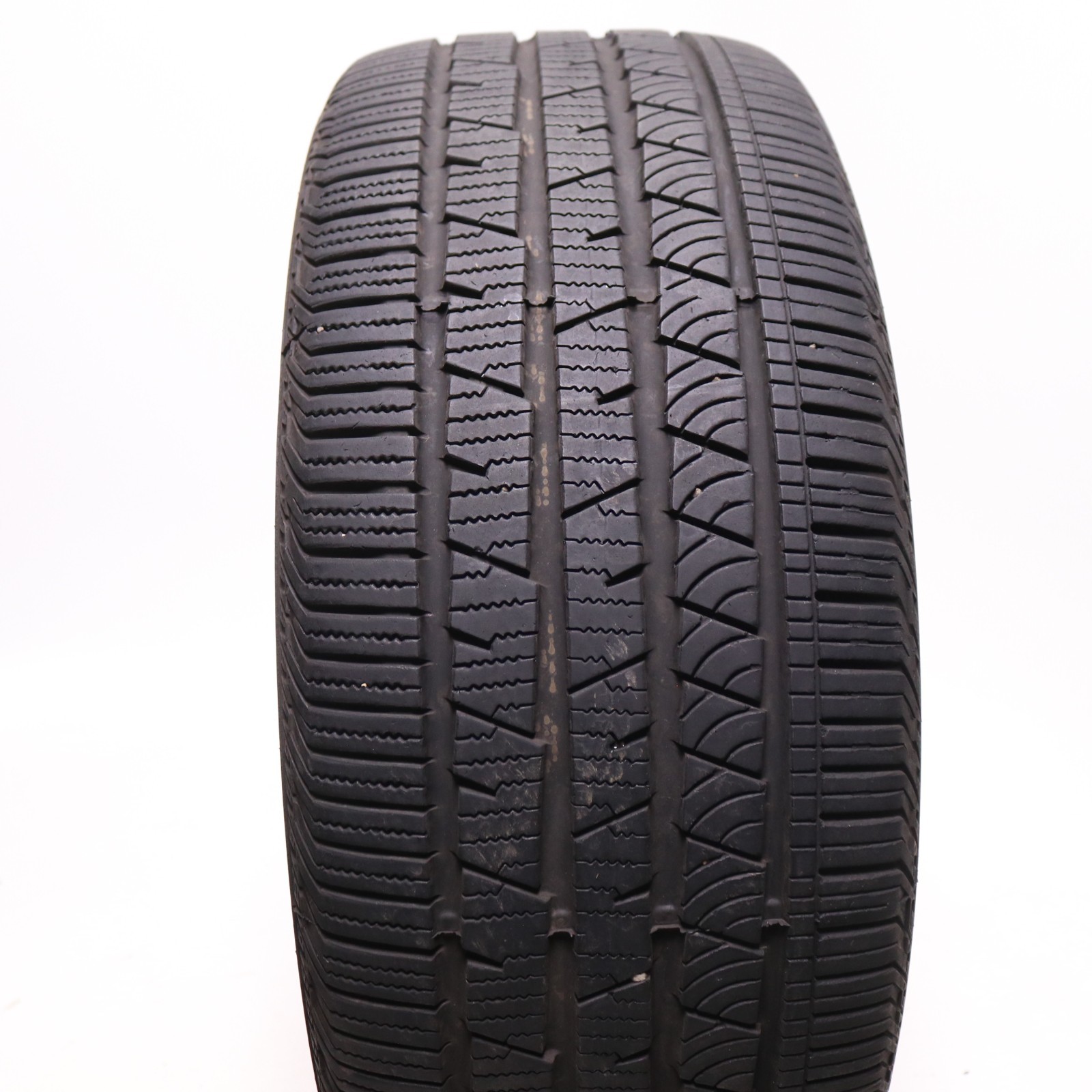 Set of 4 Used 255/45R20 Continental CrossContact LX Sport AO – 101H – 8.5-9.5/32
