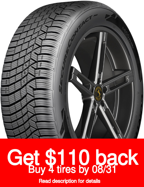 CONTINENTAL SecureContact AW 235/60R18XL 107H (Quantity of 1)