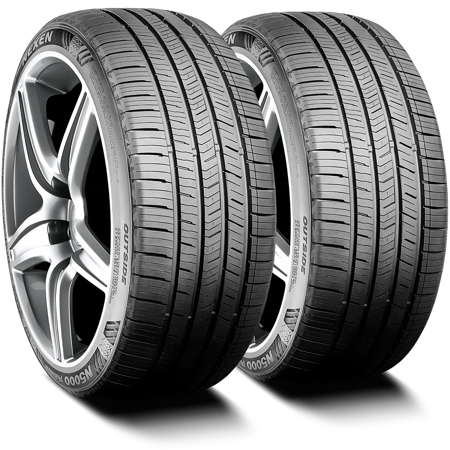 2 Tires Nexen N5000 Platinum 225/45R17 91W AS A/S High Performance