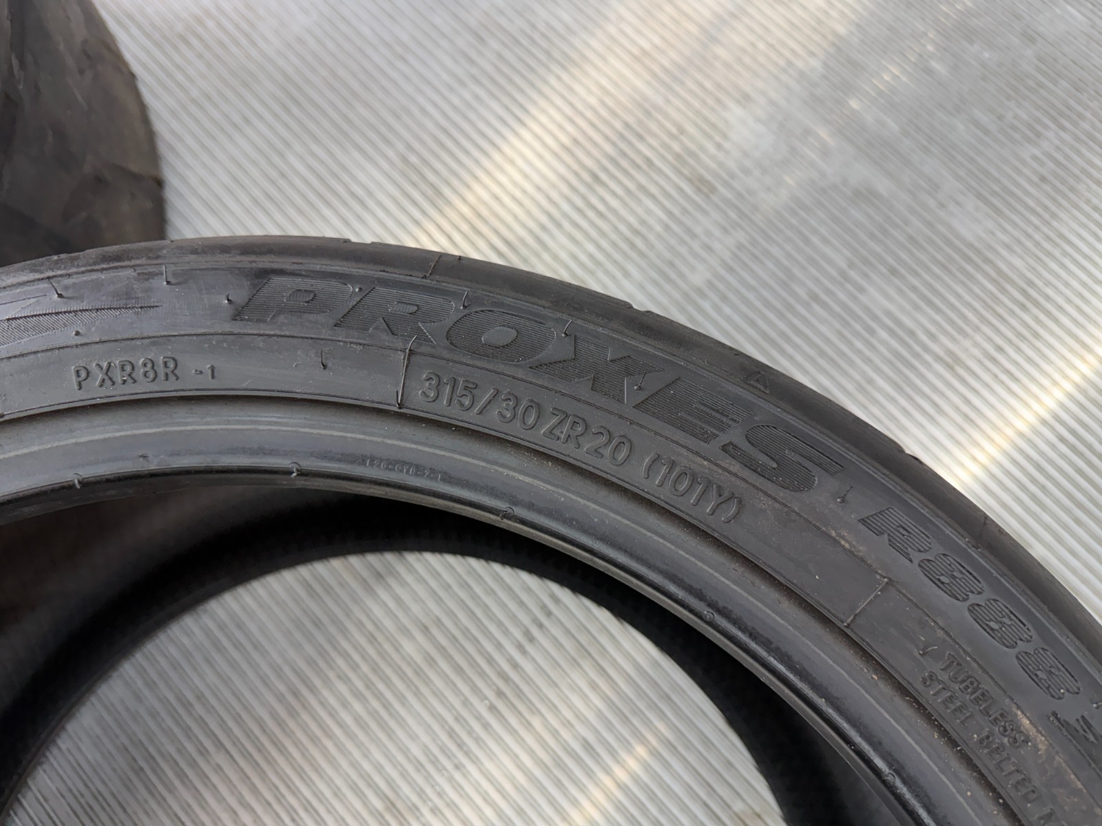 (2) TOYO PROXES R888R 315/30ZR20 TIRES AUDI R8 LAMBORGHINI HURACAN (USED)