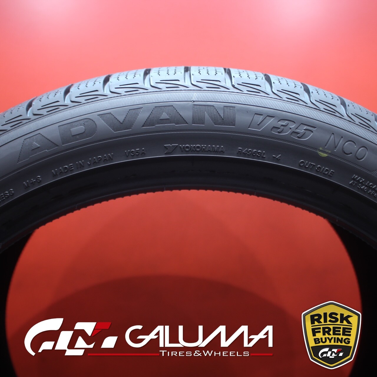 1 (One) Tire LikeNEW Yokohama Advan V35 315/35R22 315/35/22 3153522 111V #81539