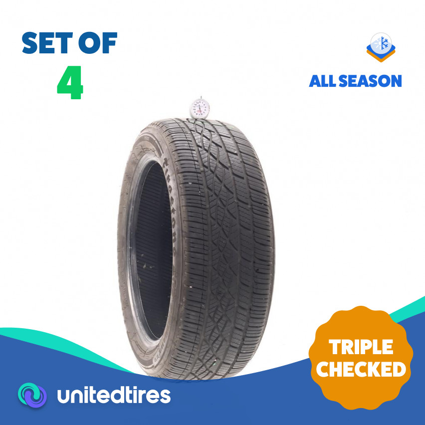 Set of (4) Used 215/50R17 Firestone Firehawk AS V2 95W – 6.5-7/32