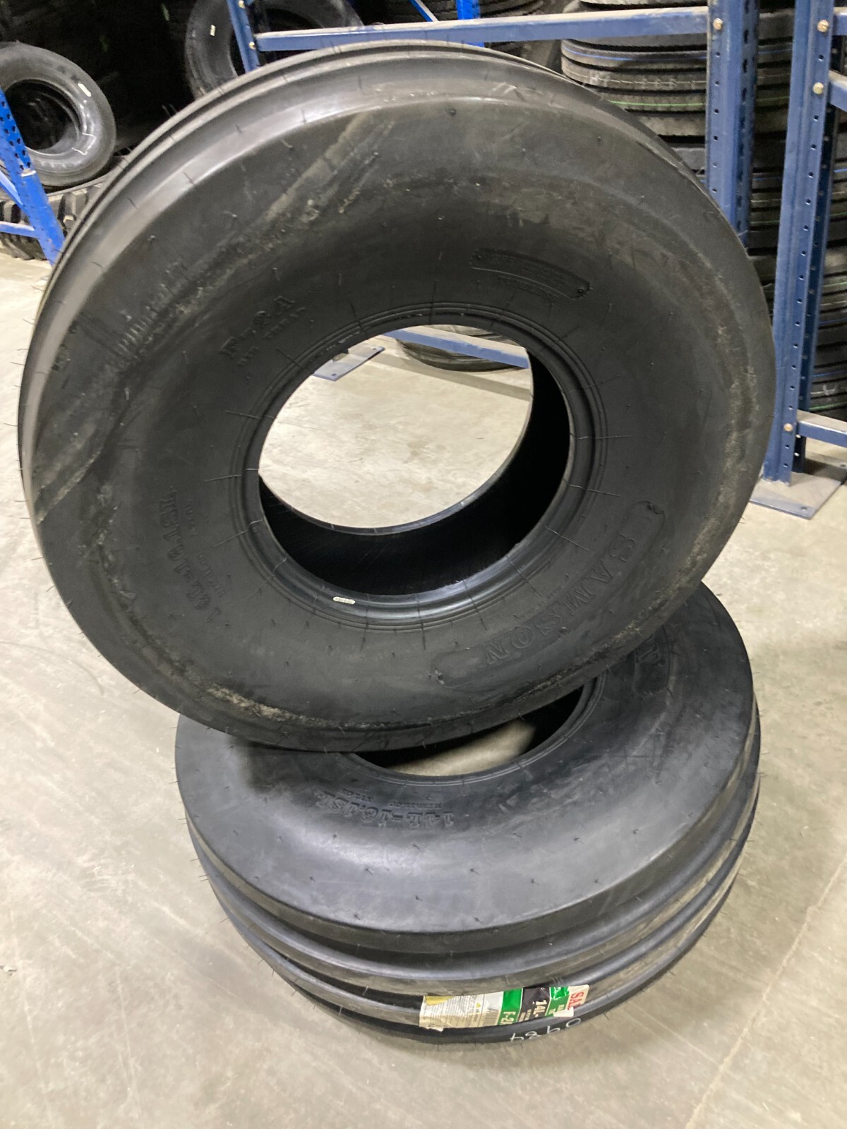 2 New Tires 14 L 16.1 Samson 10 ply Tubeless Tractor Front F-2M 4 Rib