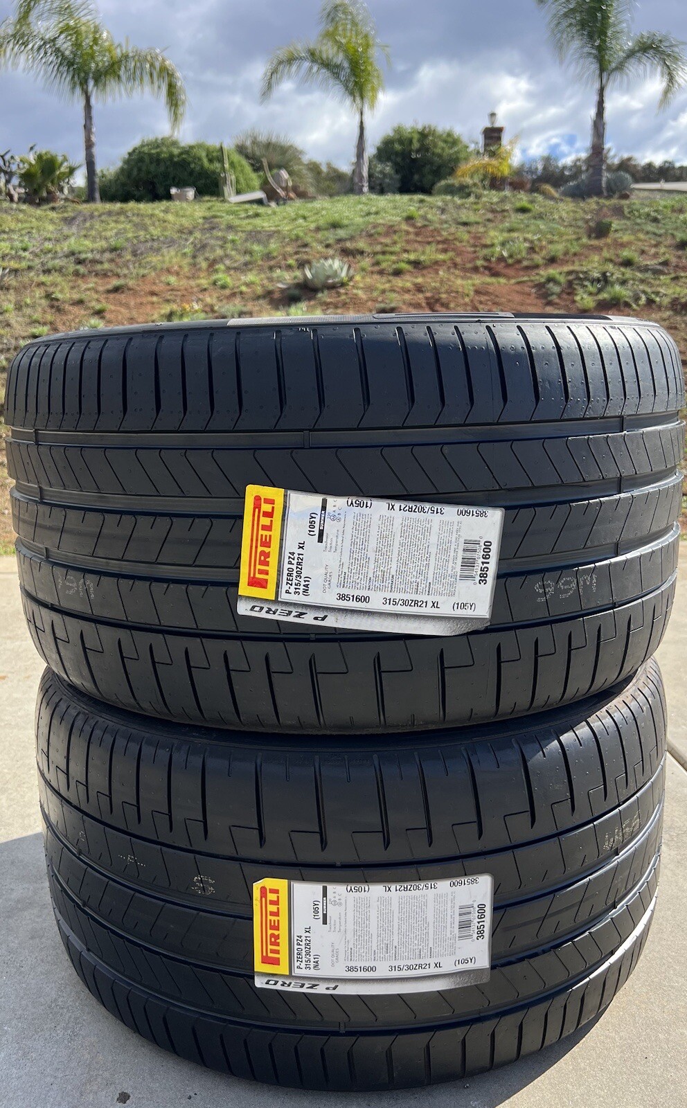 Set of TWO BRAND NEW 315/30ZR21 (105Y) Pirelli P Zero PZ4 Sport Tires 3153021