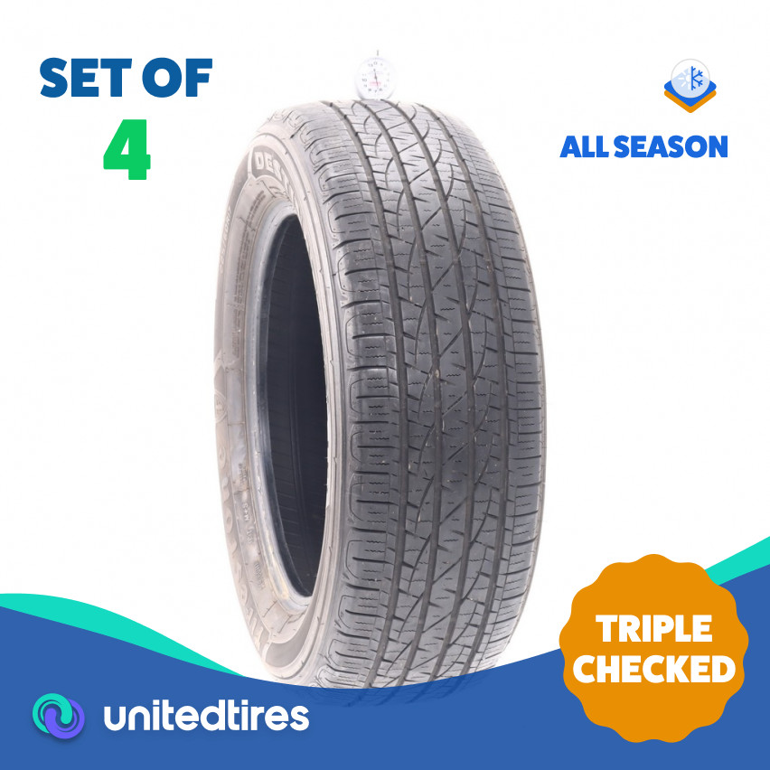 Set of (4) Used 225/60R17 Firestone Destination LE2 99T – 6.5-7/32