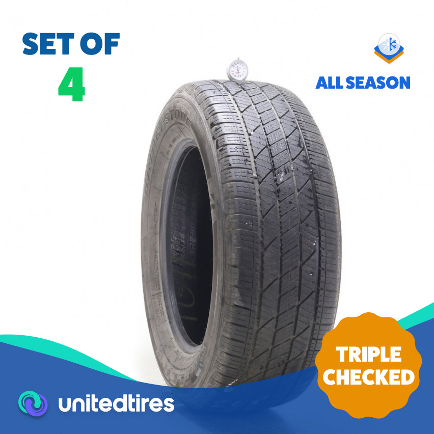 Set of (4) Used 265/60R18 Bridgestone Dueler LX 110T – 6.5-7/32