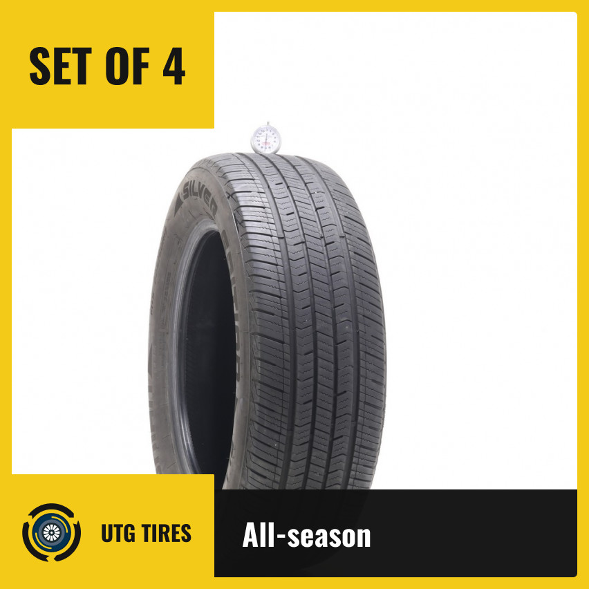 Set of (4) Used 225/60R17 Arizonian Silver Edition 99H – 7-8.5/32