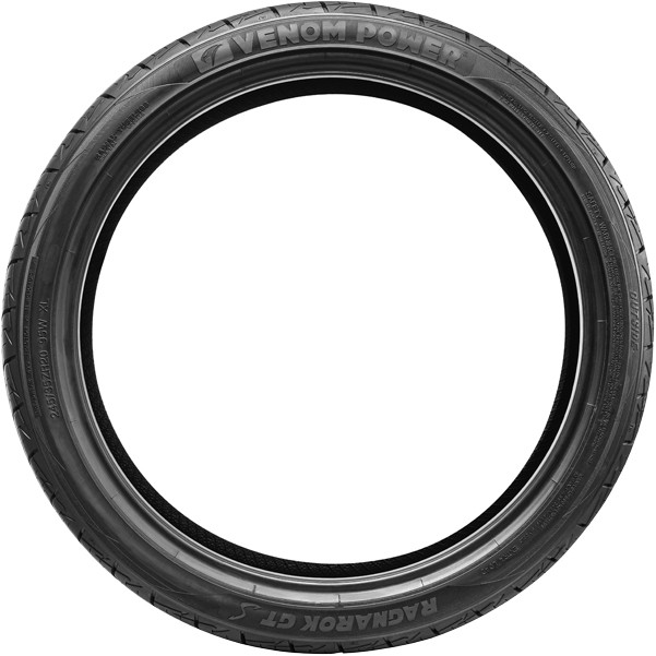 (QTY 4) 285/25ZR20 Venom Power Ragnarok GTS 93W XL Black Wall Tires
