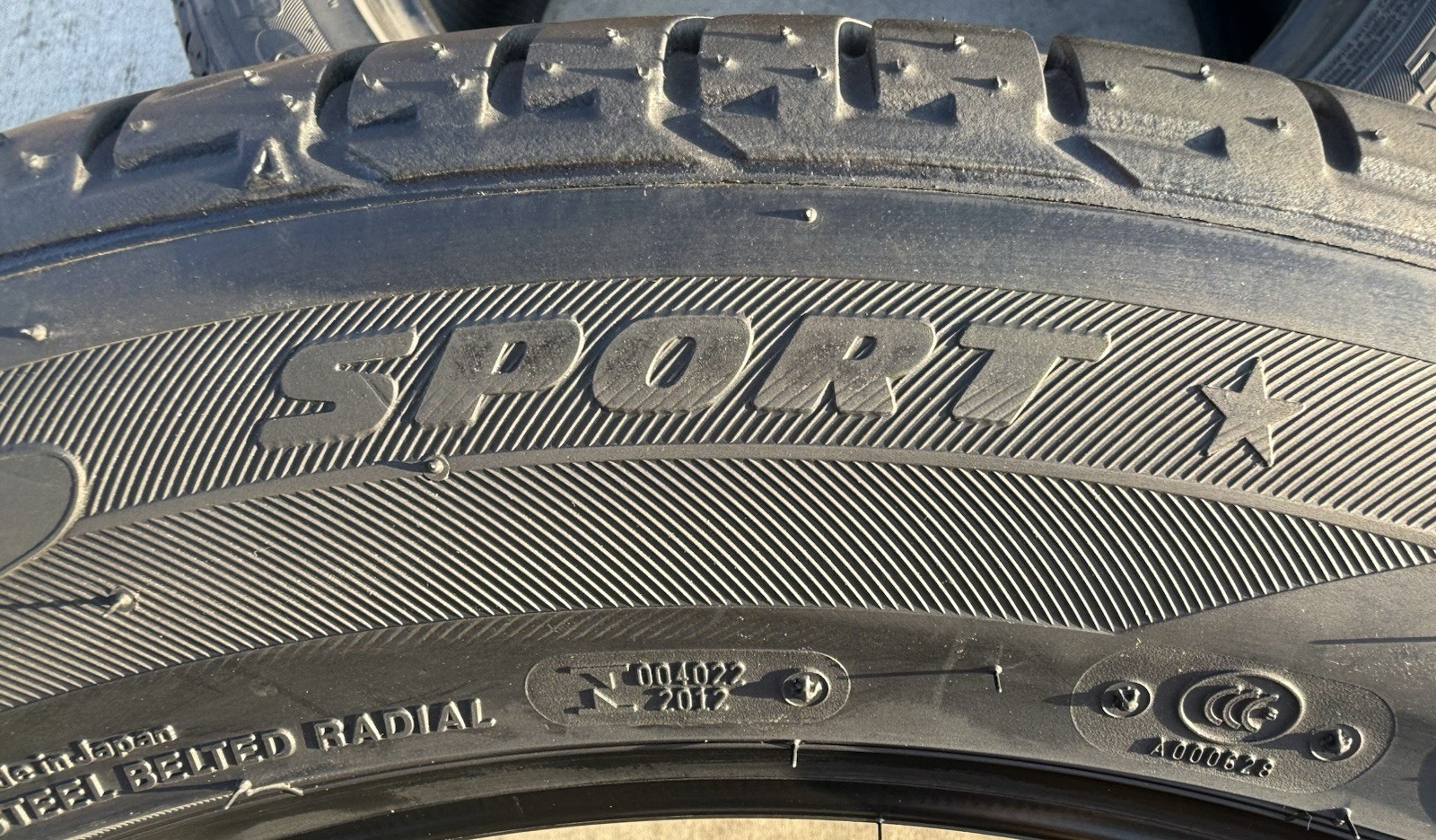 TWO BRAND NEW 255/50R19 107W Bridgestone Dueler H/P HP Sport RFT Run Flat Tires