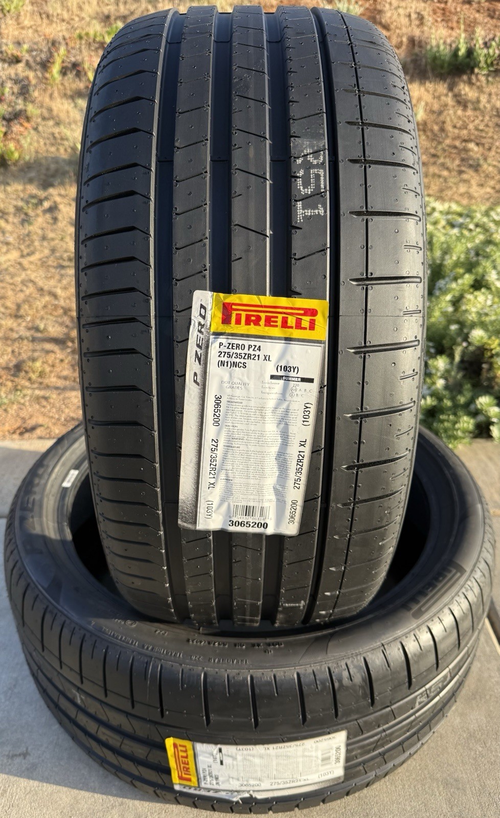 TWO BRAND NEW 275/35ZR21 (103Y) Pirelli P Zero PZ4 Sport N1 Porsche PNCS Tires