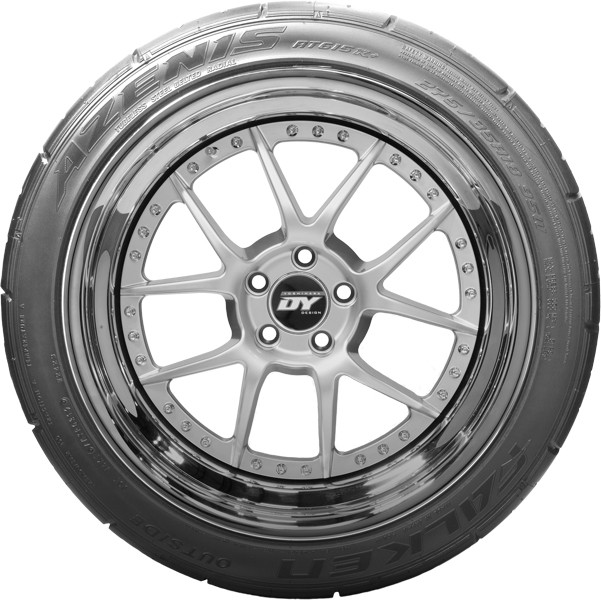 (QTY 4) 215/40R17 Falken Azenis RT615K+ 87W XL Black Wall Tires