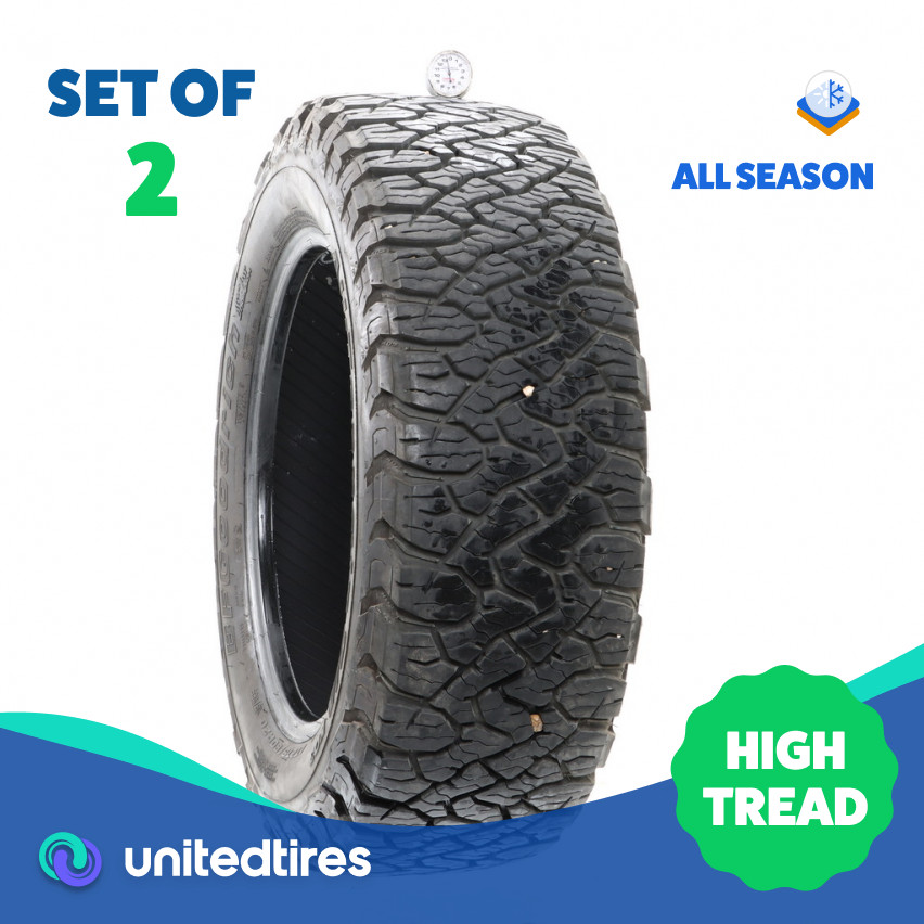 Set of (2) Used LT 275/60R20 BFGoodrich All-Terrain T/A KO3 119/116S – 13/32