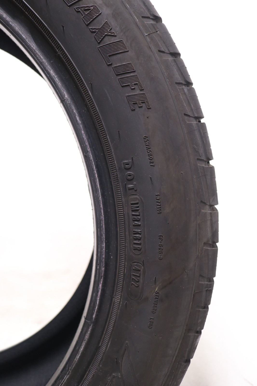 Set of 4 Used 235/50R19 Goodyear Assurance MaxLife – 99V – 9-10/32 No Repairs