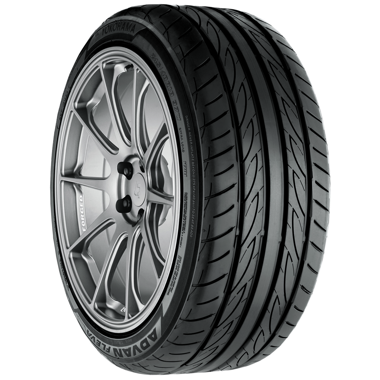 4 New Yokohama Advan Fleva V701 – 235/40r17 Tires 2354017 235 40 17