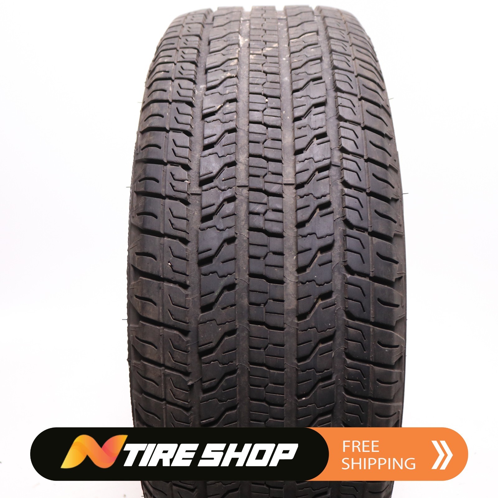 Set of 4 Used 255/65R17 Goodyear Wrangler Territory HT – 110T – 6.5-7.5/32