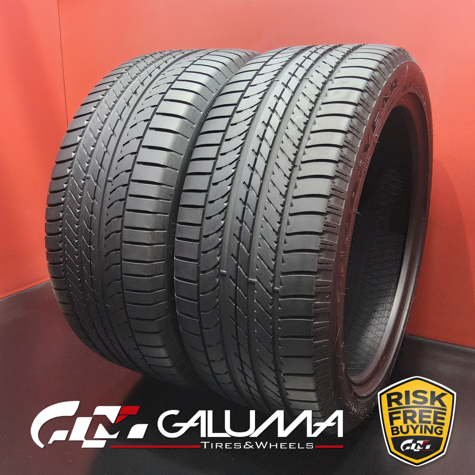 Set of 2 Tires LikeNEW Goodyear Eagle F1 Asymmetric SUV MO1 XL 295/40R22 #96031