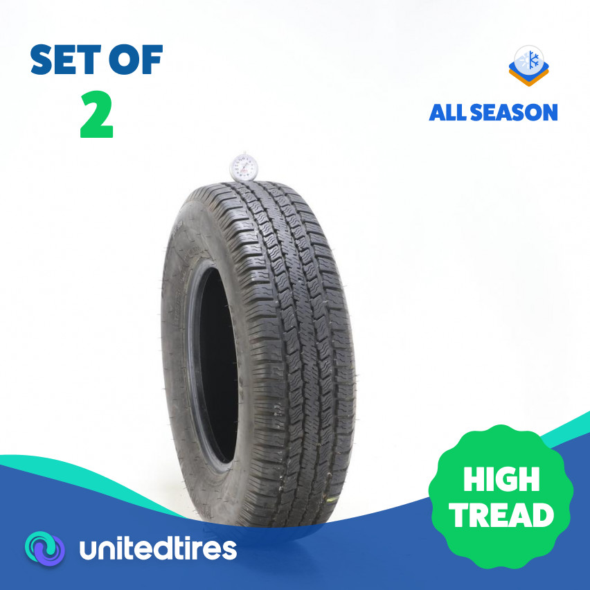Set of (2) Used ST 205/75R14 Provider ST Radial 100/96M – 8.5/32