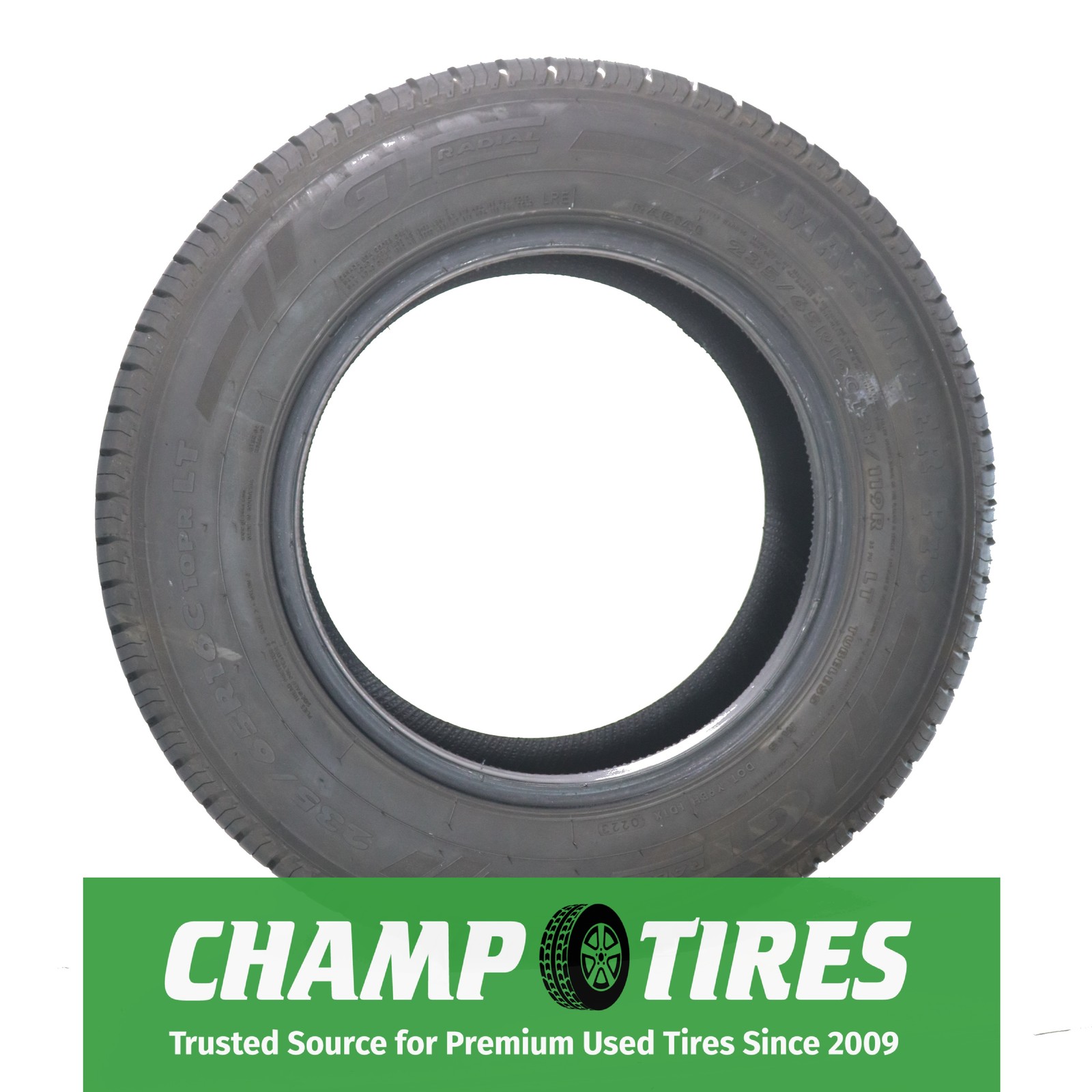 P235/65R16 GT Radial MaxMiler Pro 121 R Used 10/32nds