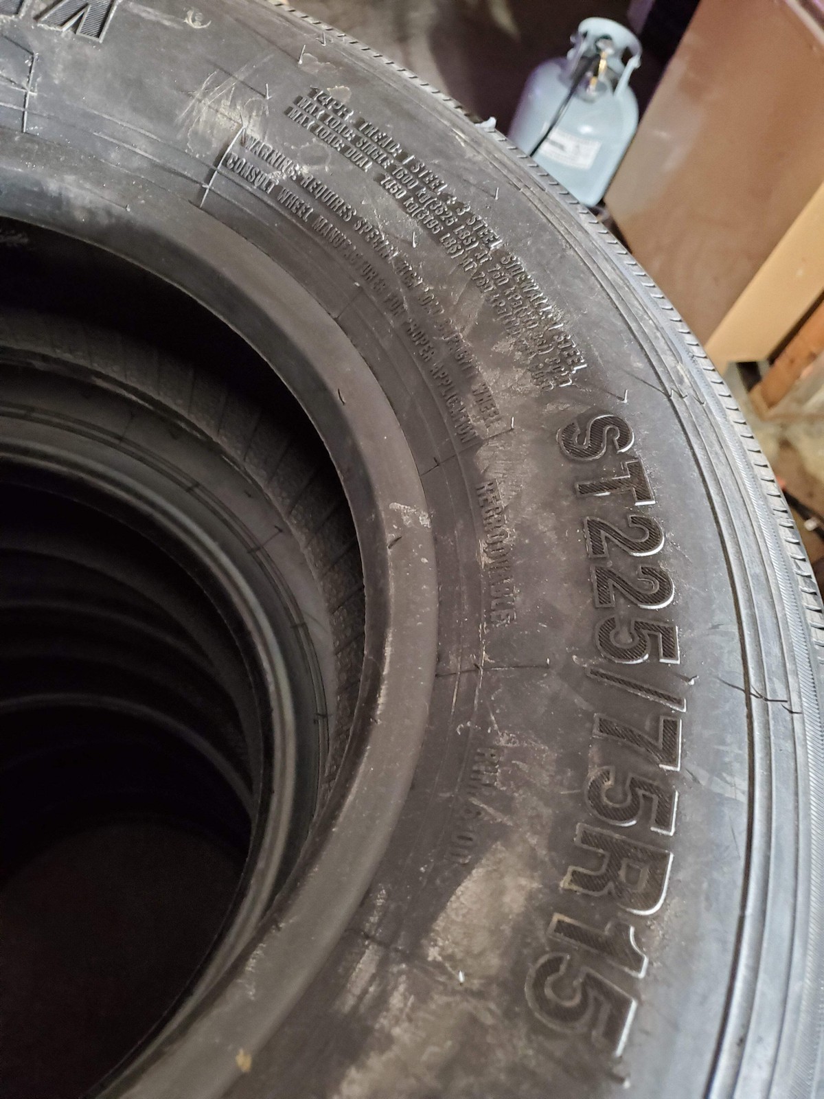 FREEDOM HAULER DUTYMAX BSW LT 225 75 15 124/121L 14PLY TRAILER TIRE FHST13A