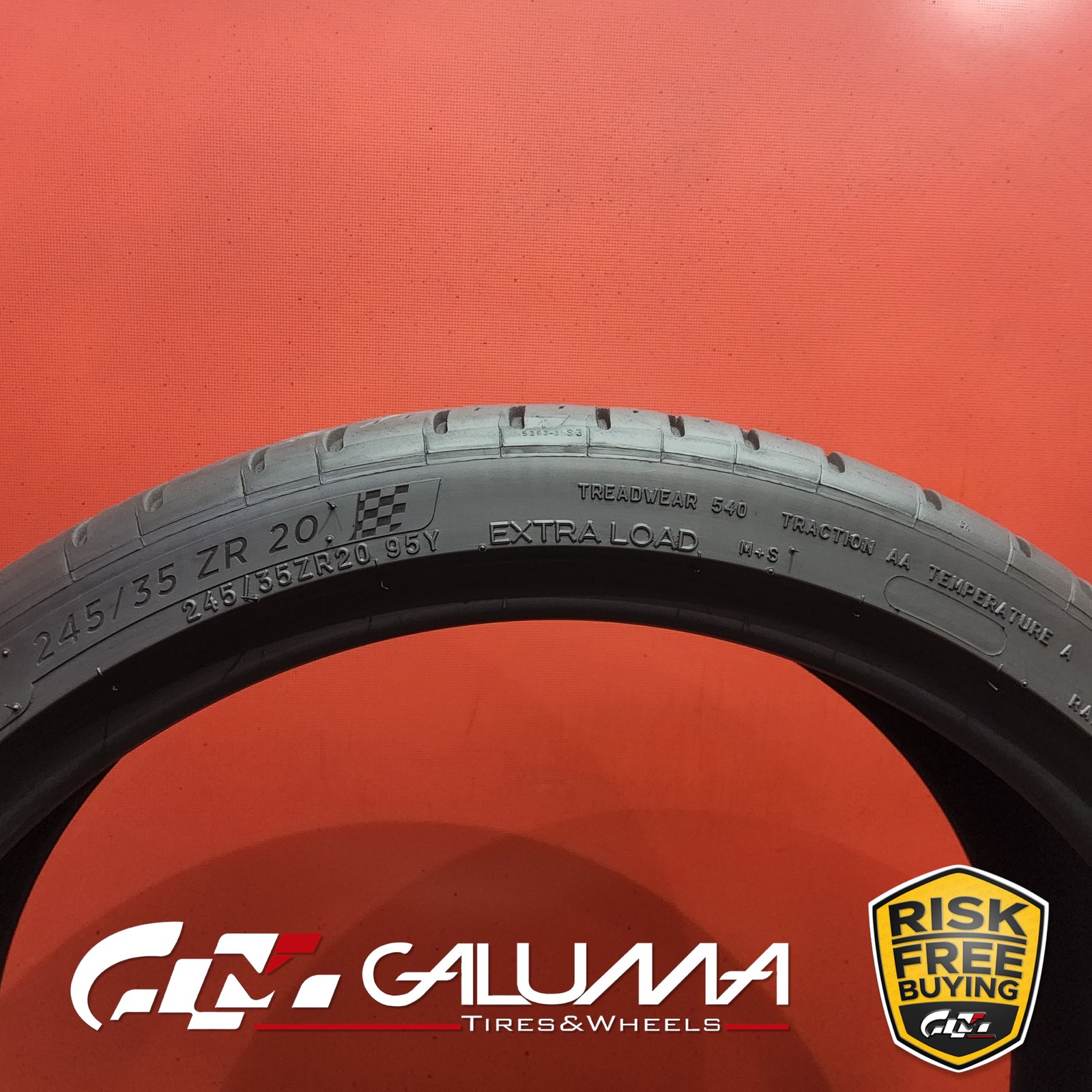 1 Tire Michelin Pilot Sport All Season 4 245/35ZR20 245/35/20 No Repairs #96295