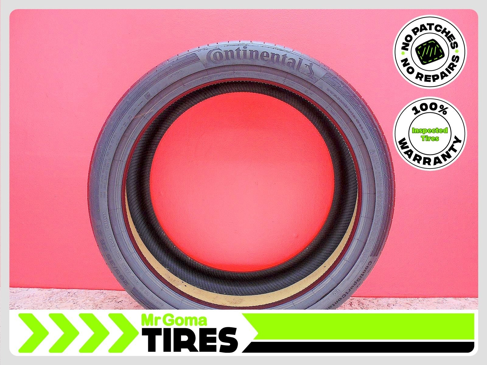 1 CONTINENTAL CONTISPORTCONTACT 5P T0 XL 265/35ZR21 USED TIRES 101Y 2653521