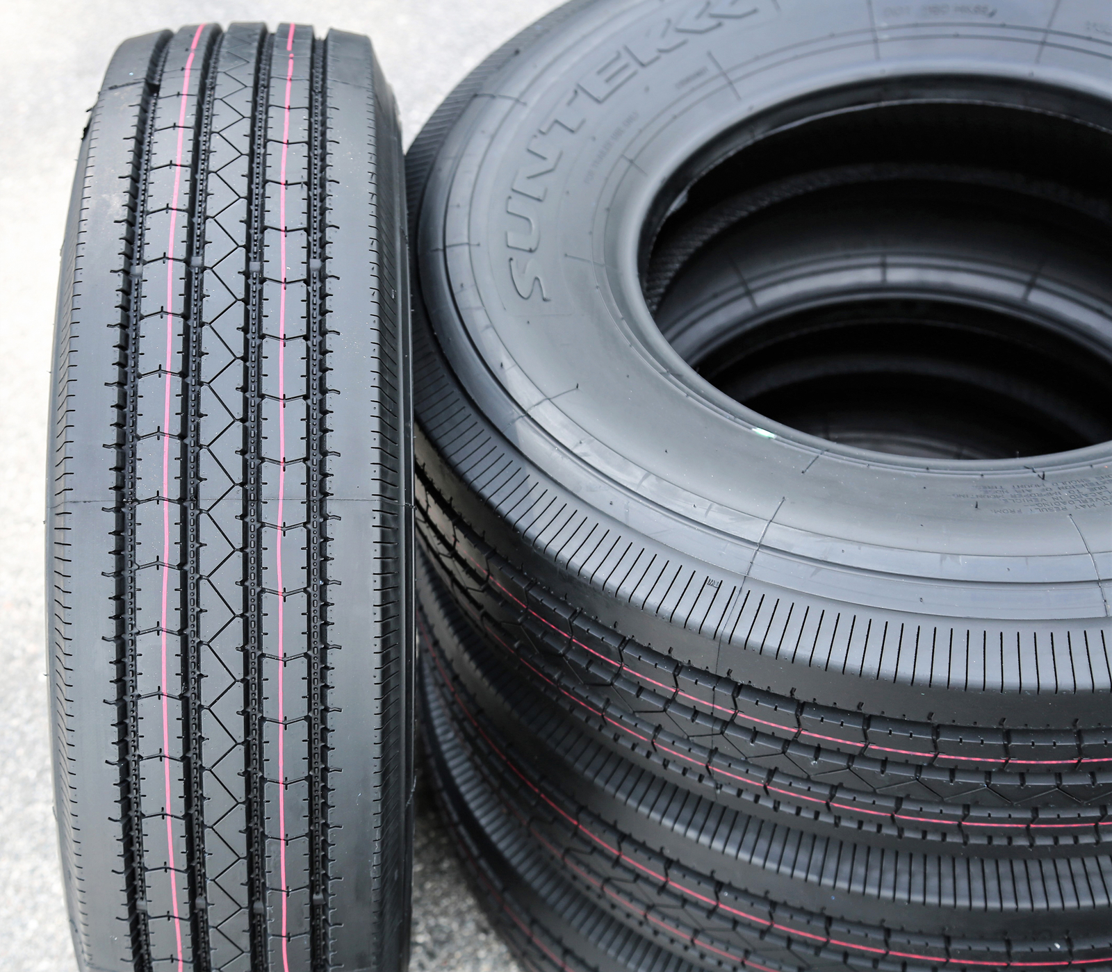 2 Tires Suntek HD Trail + All Steel ST 235/80R16 Load H 16 Ply Trailer