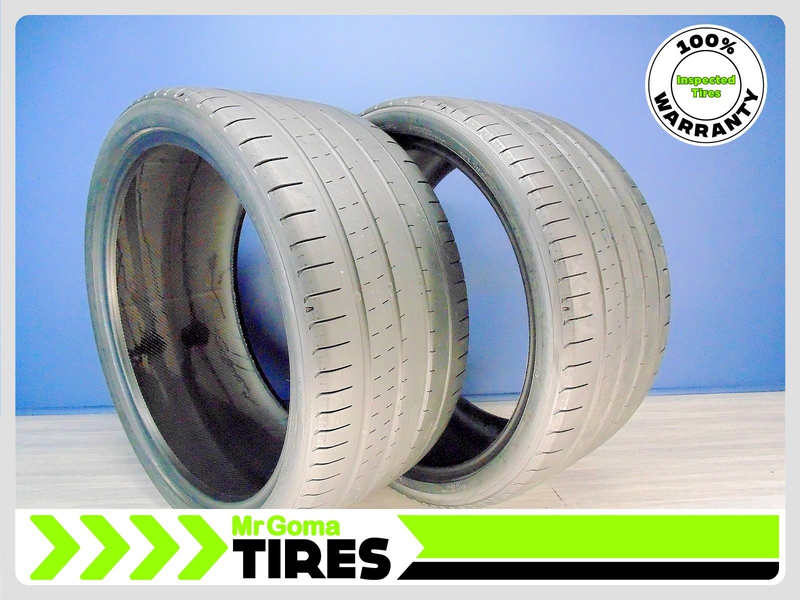 2 YOKOHAMA ADVAN SPORT V107 XL 315/30R23 USED TIRES 6.4/32 TRAED BMW X7 3153023