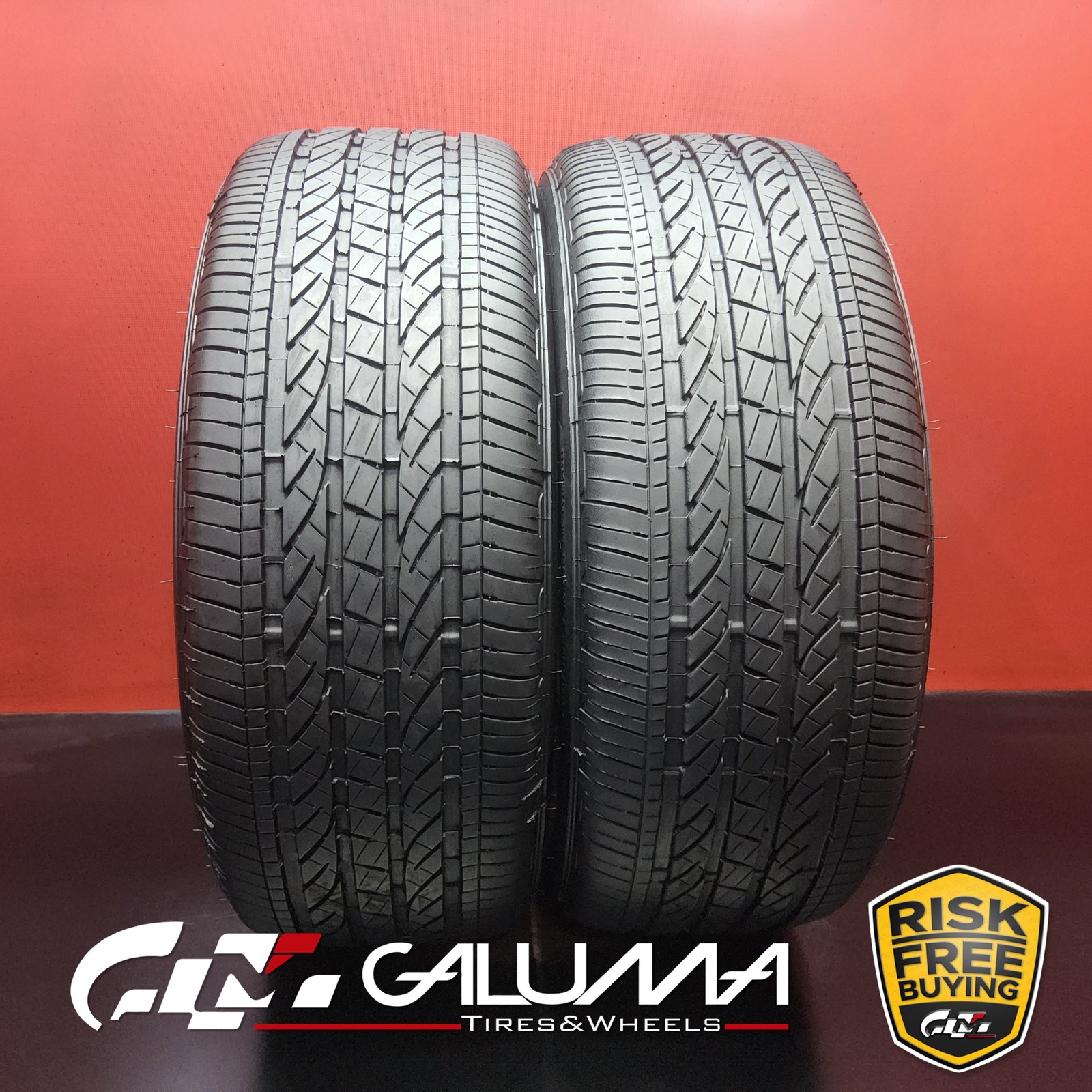 2X Tires Bridgestone Dueler H/P Sport AS RFT RunFlat ★ XL 245/50R19 105H #96162