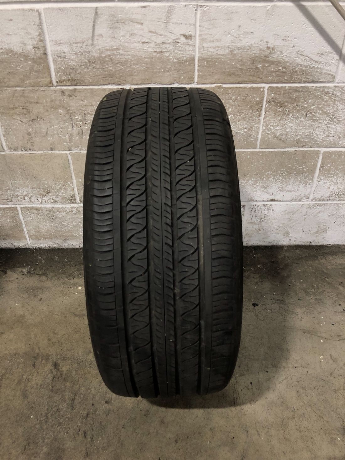 1x P255/45R19 Continental ProContact RX T3 7/32 104 W Used Tire 2554519
