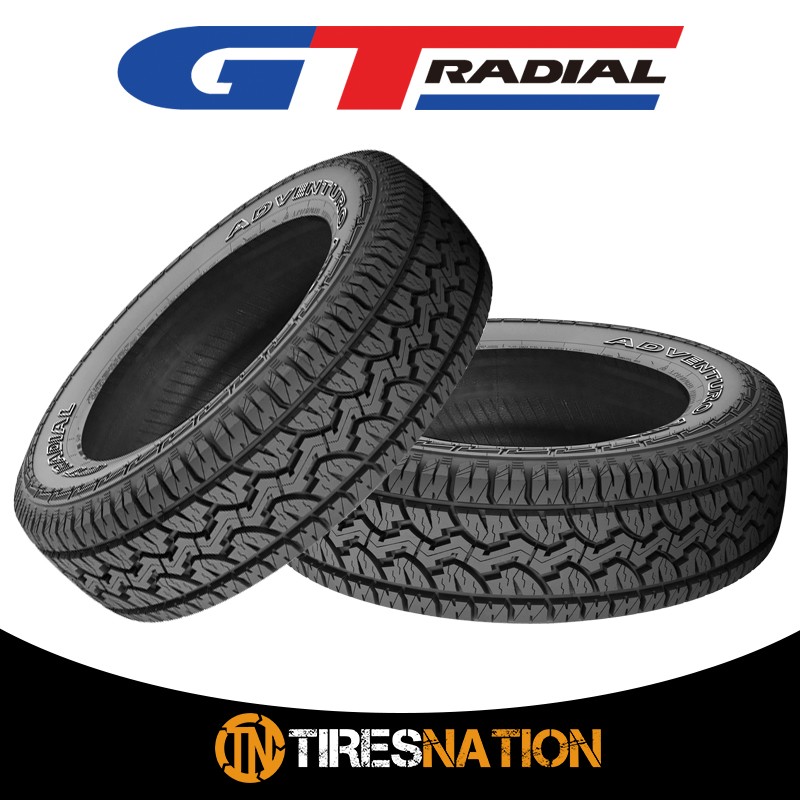 (1) New GT Radial Adventuro AT3 LT265/75R16/10 123/120S OWL Tires