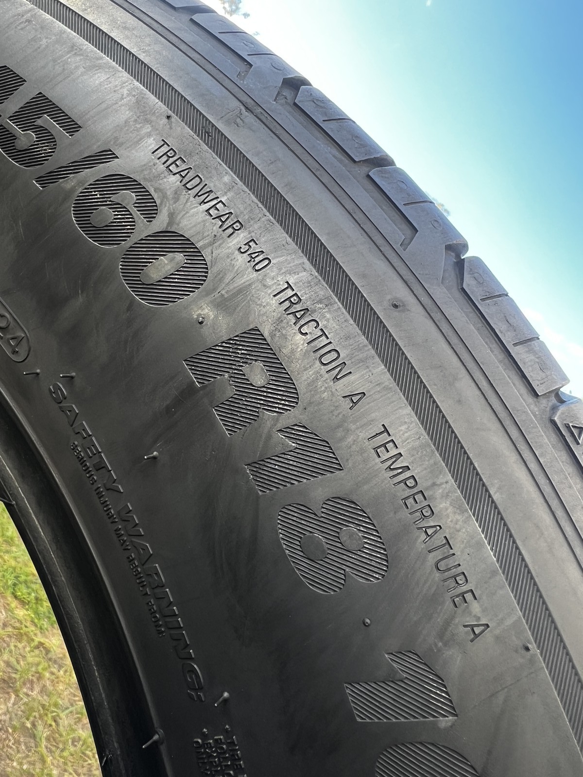 1 Tire Kumho Crugen HP71 245/60R18 105H DOT.2724 8.5/32 NO Patch
