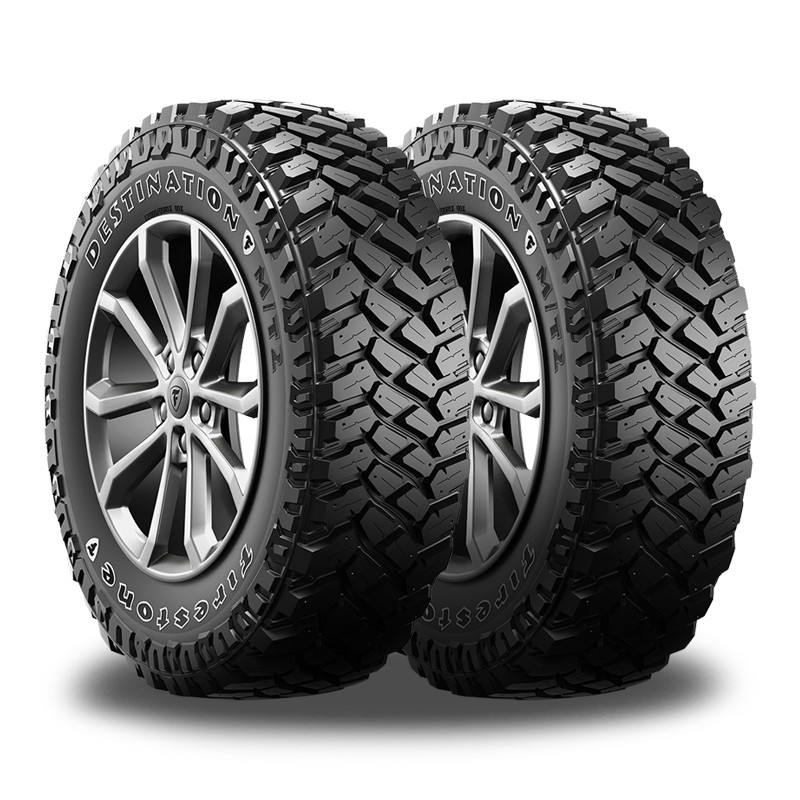 2 Firestone Destination MT 2 OWL 255/75R17 111/108Q Mud Terrain Off-Road 6 PLY