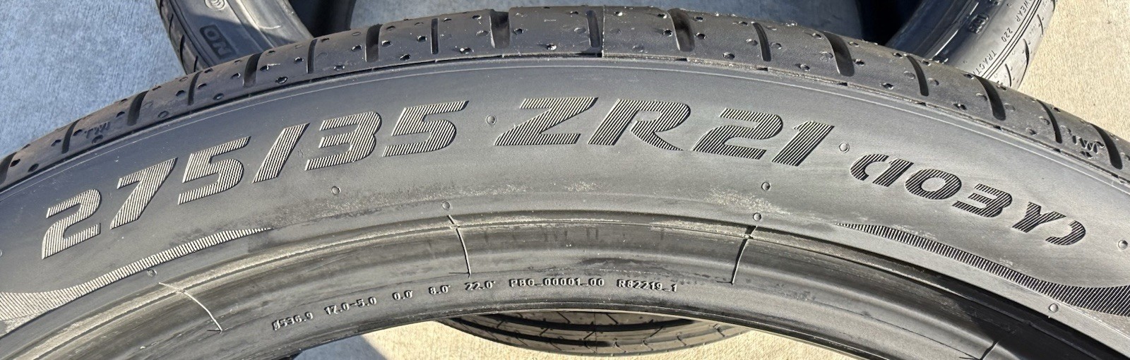 TWO BRAND NEW 275/35ZR21 (103Y) Pirelli P Zero PZ4 Sport Tires Like Michelin 4S!
