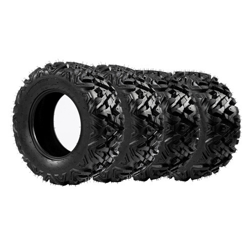 MP 25×8-12 & 25×10-12 Replacement ATV UTV SxS 6 Ply Tires Set of 4