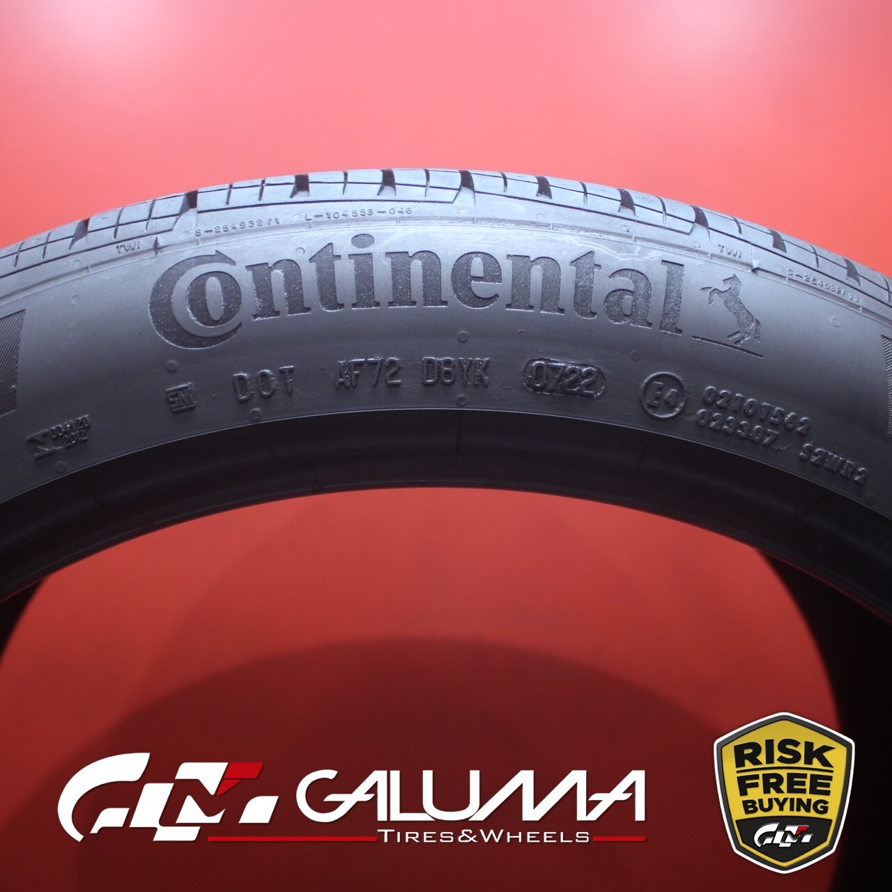 1 (One) Tire LikeNEW Continental ProContact TX 315/35R21 315/35/21 3153521 84319