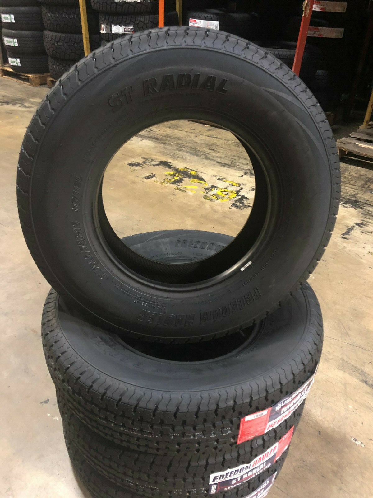 1 NEW ST205/75R14 Freedom Hauler Trailer Tires 8 PLY 205 75 14 ST 2057514 R14 ST