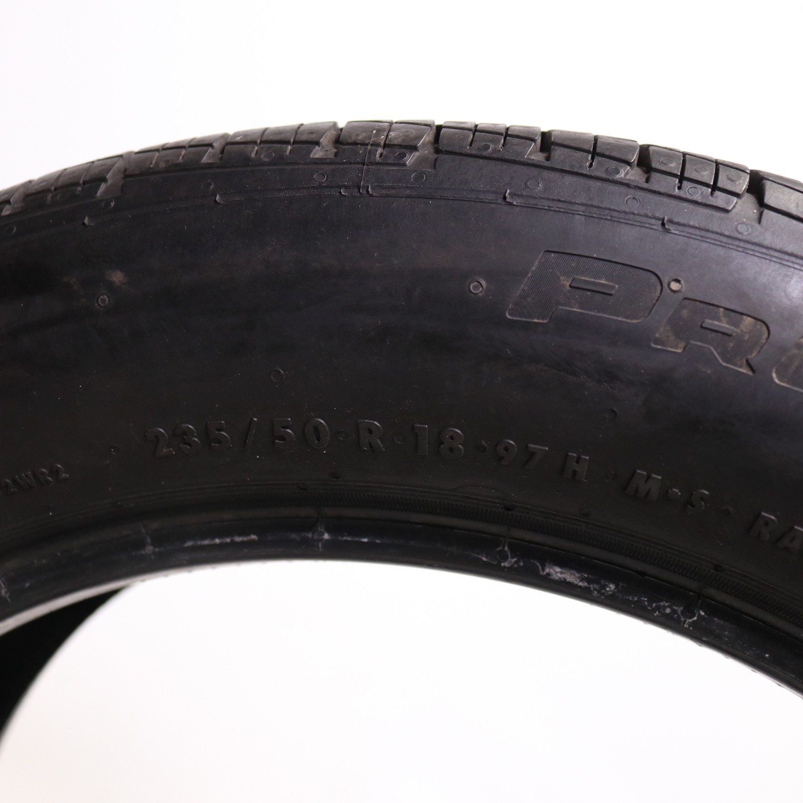 Set of 2 Used 235/50R18 Continental ProContact TX SSR MOE – 97H – 6.5-7/32